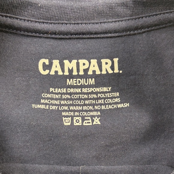 Campari Negroni Family Tree Navy T-Shirt - Picture 4 of 4